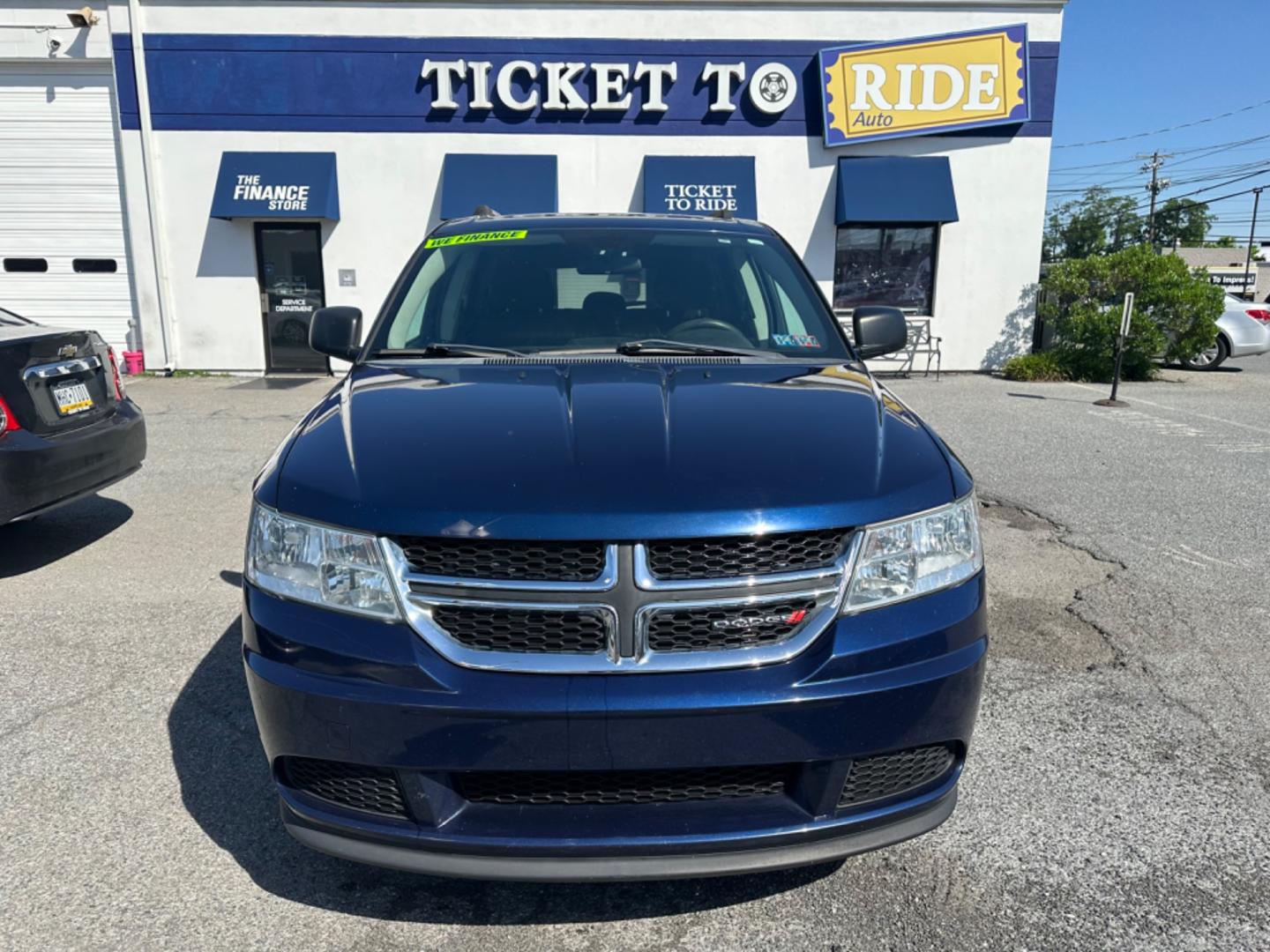 2017 BLUE Dodge Journey SE (3C4PDCAB1HT) with an 2.4L L4 DOHC 16V engine, 4A transmission, located at 1254 Manheim Pike, Lancaster, PA, 17601, (717) 393-9133, 40.062870, -76.323273 - Photo#1